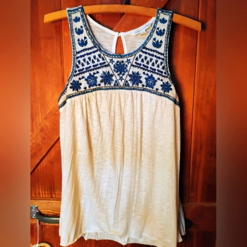 American Eagle Outfitters Embroidered Top